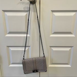 Rebecca Minkoff Chevron Quilted Love Crossbody Purse